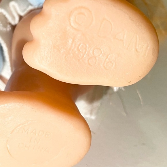 Vtg 1986 Dam Nordic Troll Orange Hair Troll Doll - Picture 13 of 16